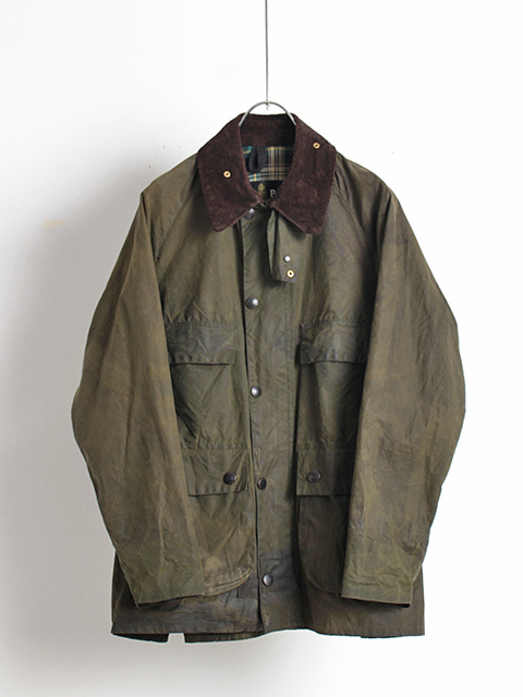 VINTAGE】86s 2warrant Barbour 4pocket BEDALE Sage C36 - 毎日を