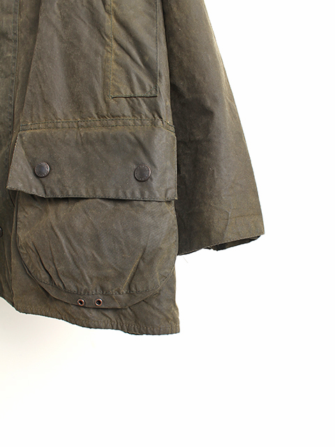 3WARRANT REPROOF BARBOUR BEAUFORT OLIVE size-C44-毎日を楽しく豊か