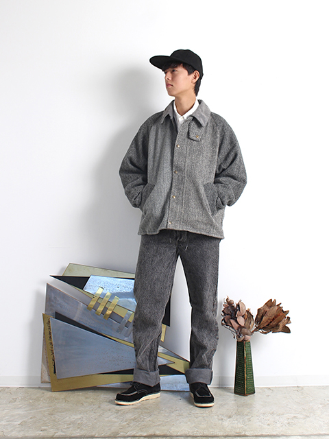 yoused】HARRIS TWEED DRIVER'S JACKET - OIKOS 毎日を楽しく豊かに