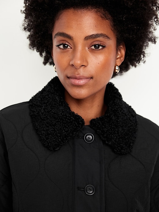 Quilted Nylon Jacket | Old Navy