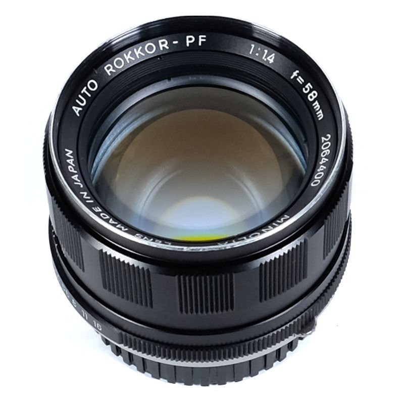 MINOLTA（ミノルタ）AUTO ROKKOR-PF 58mm/F1.4｜オールドレンズ-その他