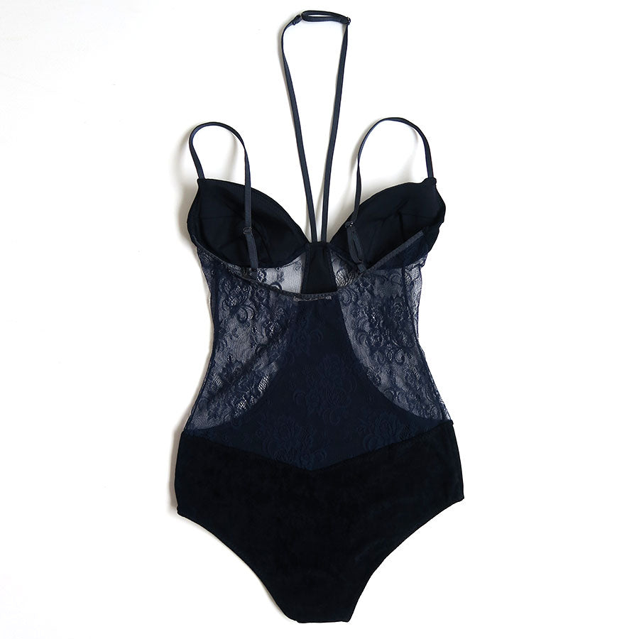 FETICO/フェティコ】SHEER PANELED VELOUR BODYSUIT FTC262-0404の通販