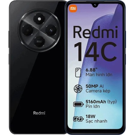 Xiaomi Redmi 14C 128GB Black - Only-phones.com