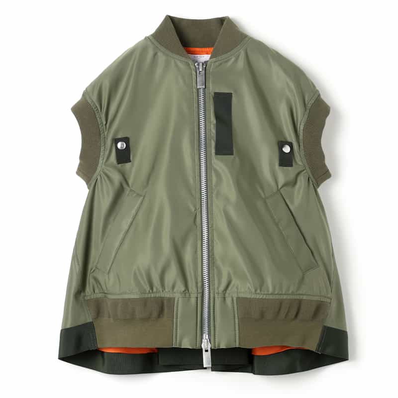 SACAI＜サカイ＞ ナイロンツイルベスト（2264258）｜SACAI(サカイ