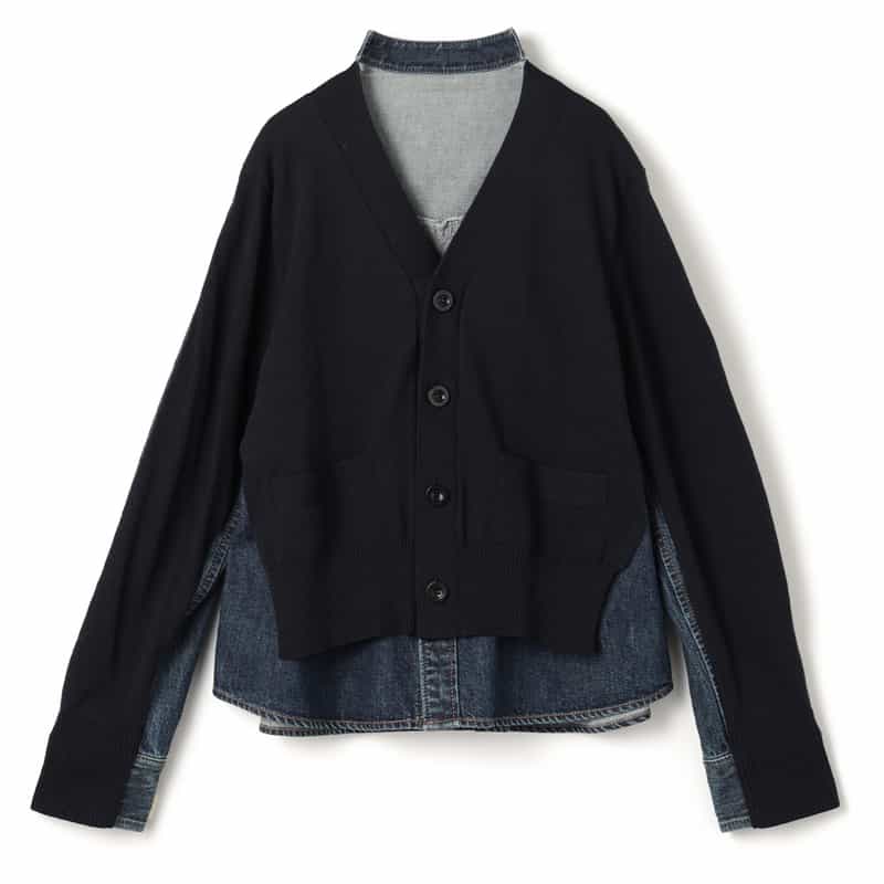 SACAI＜サカイ＞ コンビネーション ニットカーディガン（2264262