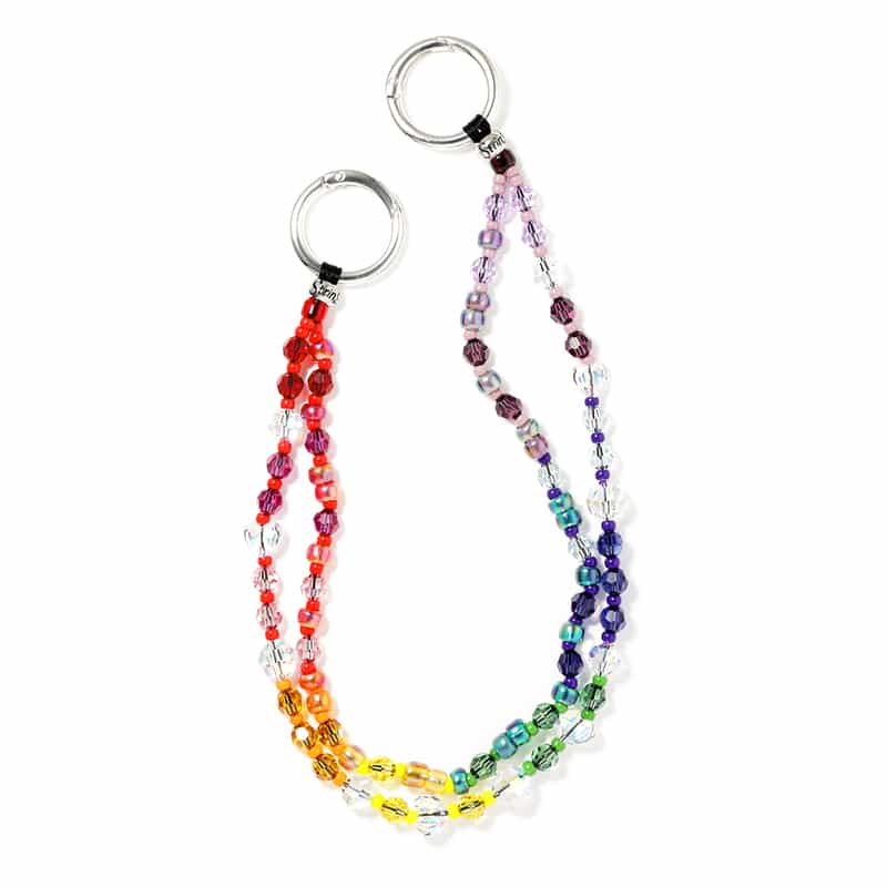 STRING TING ＜ストリング ティング＞ バッグチャーム “Twin Rainbow