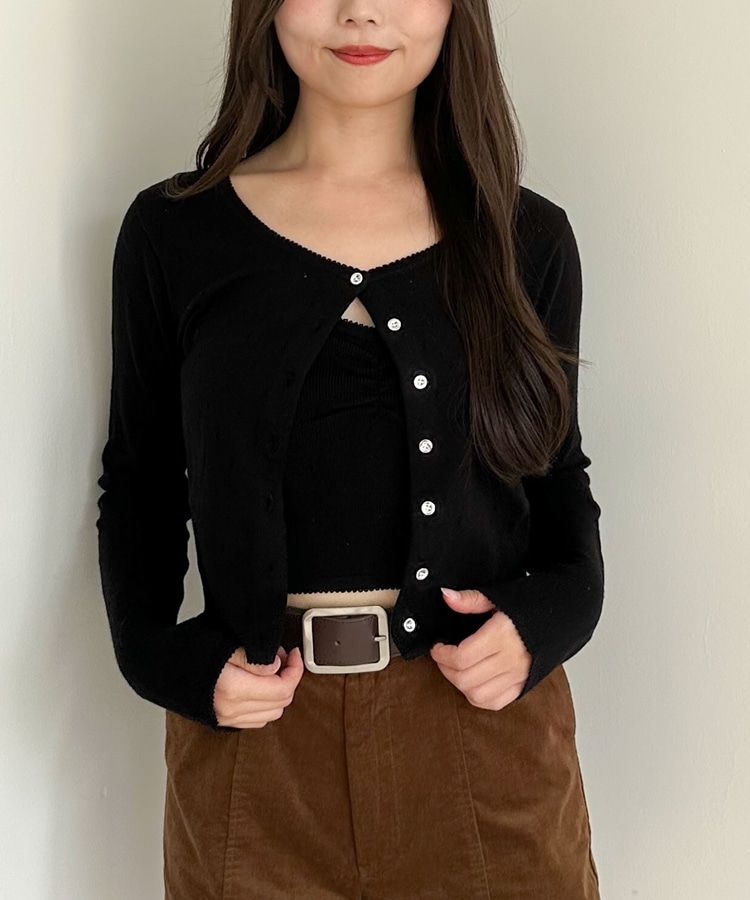 ハリヌキニットアンサンブル(M WINE): トップス｜PMbox P&M OFFICIAL