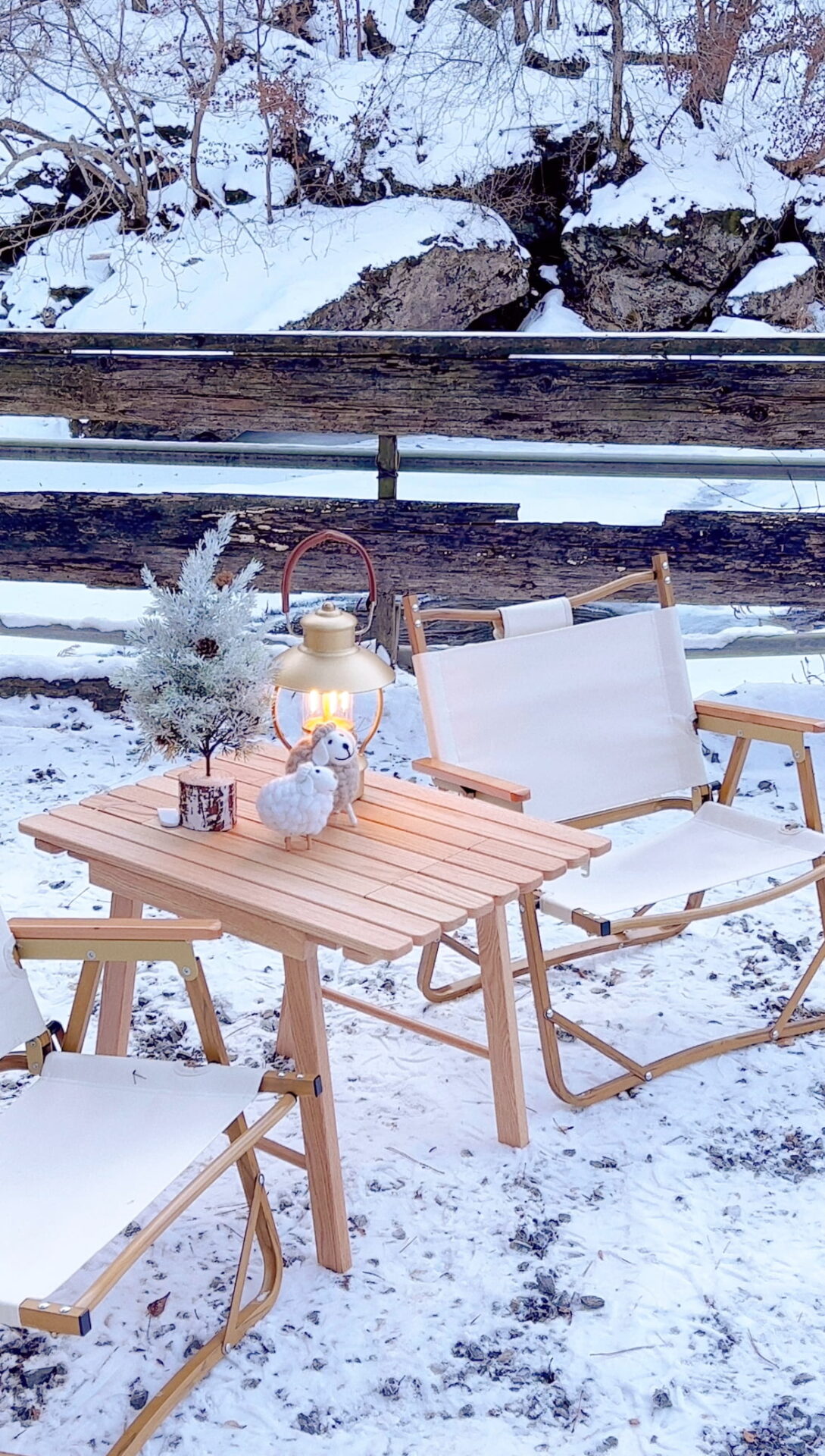 Wood LoveTable ウッドラブテーブル | ON:PING | 韓国発キャンプ