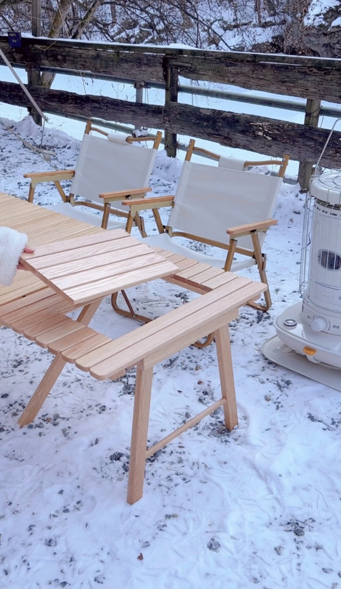 Wood LoveTable ウッドラブテーブル | ON:PING | 韓国発キャンプ