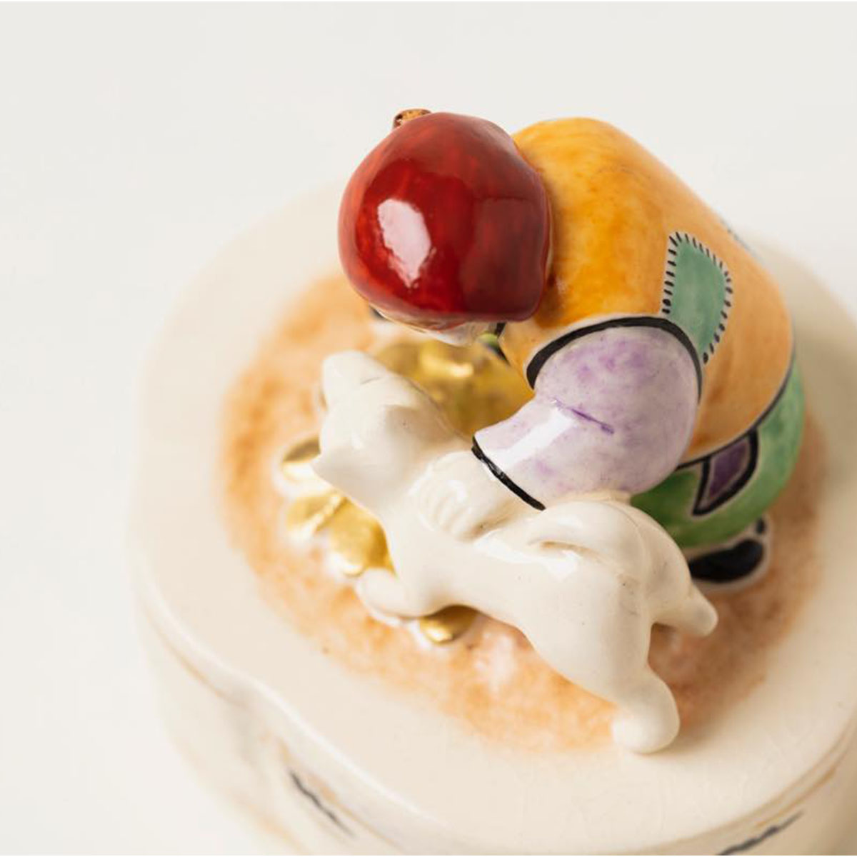 干支香合（戌）[エトコウゴウ（イヌ）]｜沈壽官窯（ちんじゅかんがま