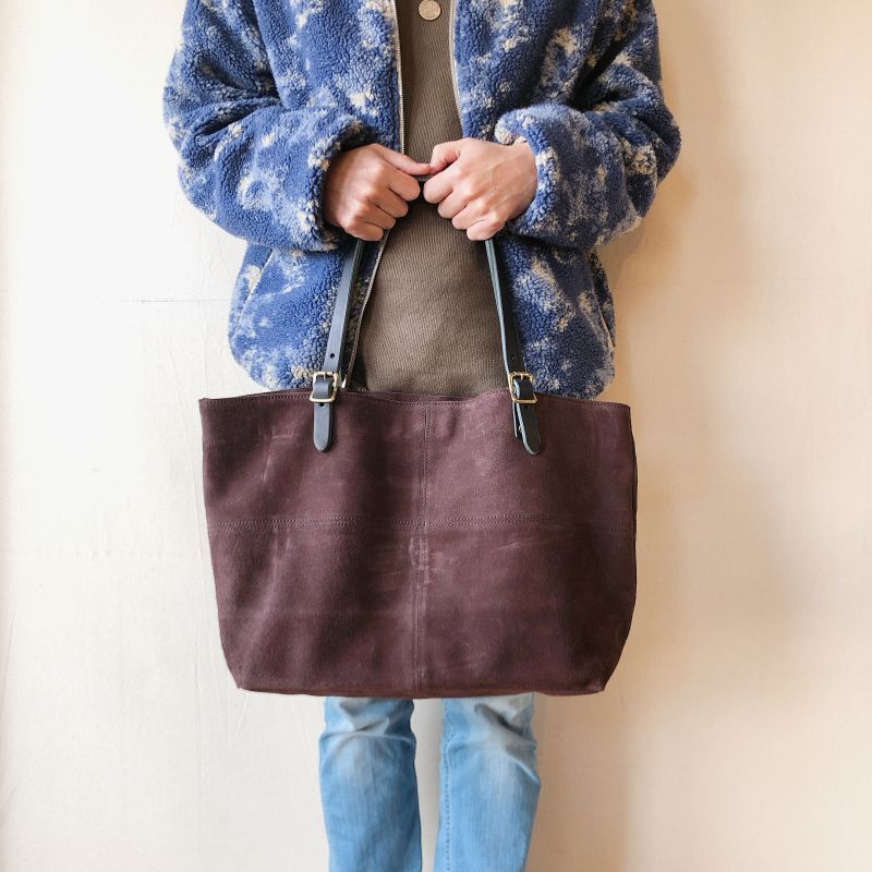 Butler Verner Sails】牛革スウェードビッグトートBAG（2color）