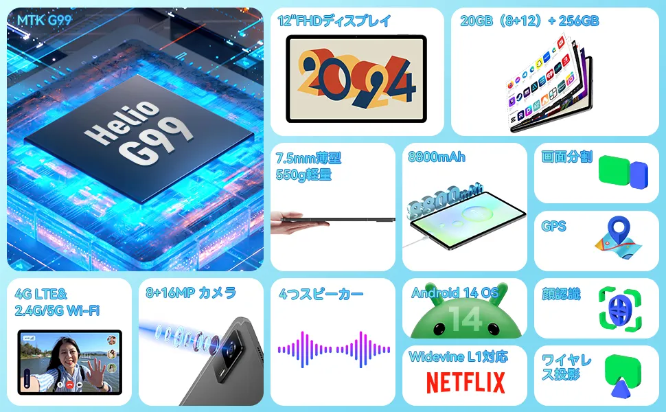 Headwolf HPad6 レビュー：12インチの大画面で「しっかり使える