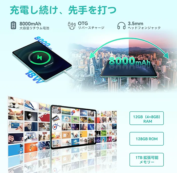 広告】ODEAの12インチ 2Kタブレット「ODEA A12」がクーポンで16,900円