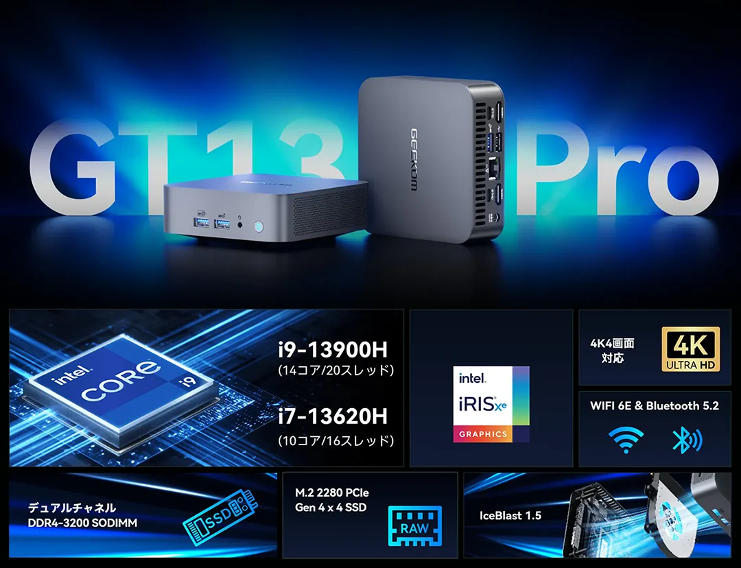 GEEKOM GT13 Pro 2025エディション レビュー：コンパクトで静音