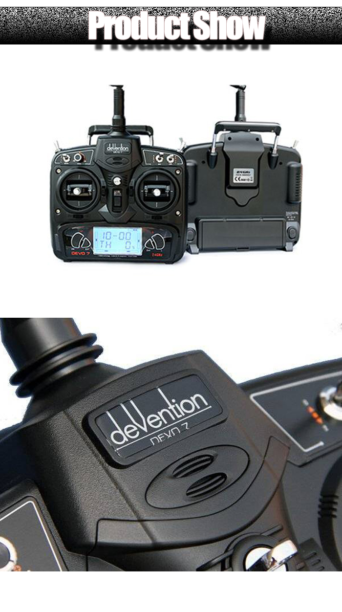 ワルケラ 2.4Ghz 7チャンネル ハイコストパフォーマンスプロポ DEVO7