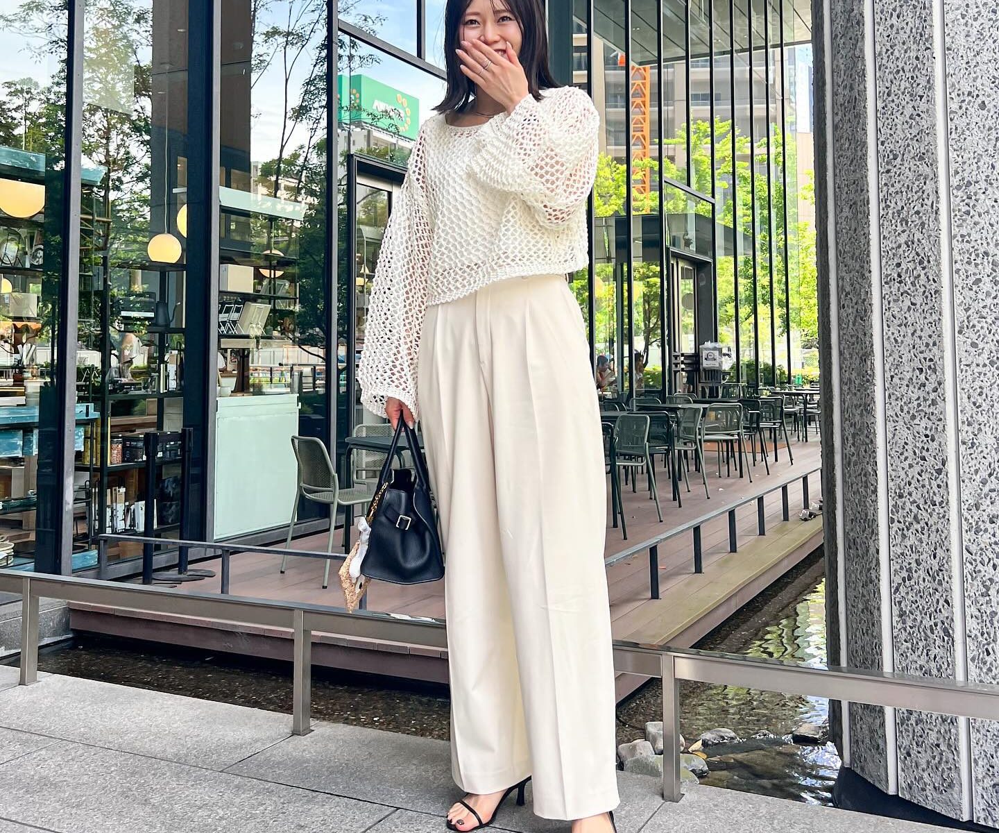 清涼感たっぷりの「メッシュニット」、インナー次第で秋まで着回し無限