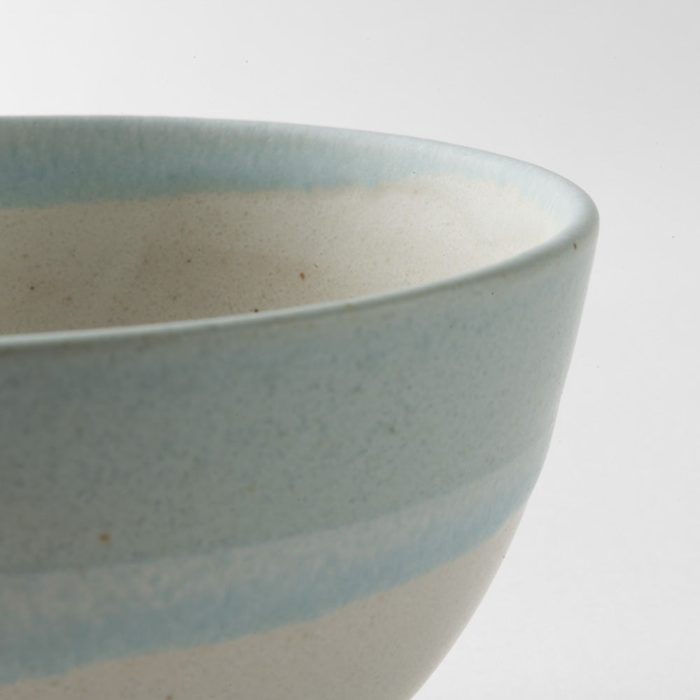 美濃焼 伸光窯 プーロ・トレ ご飯茶碗 BL×WH×GR ¥1,800 大人の焼き物