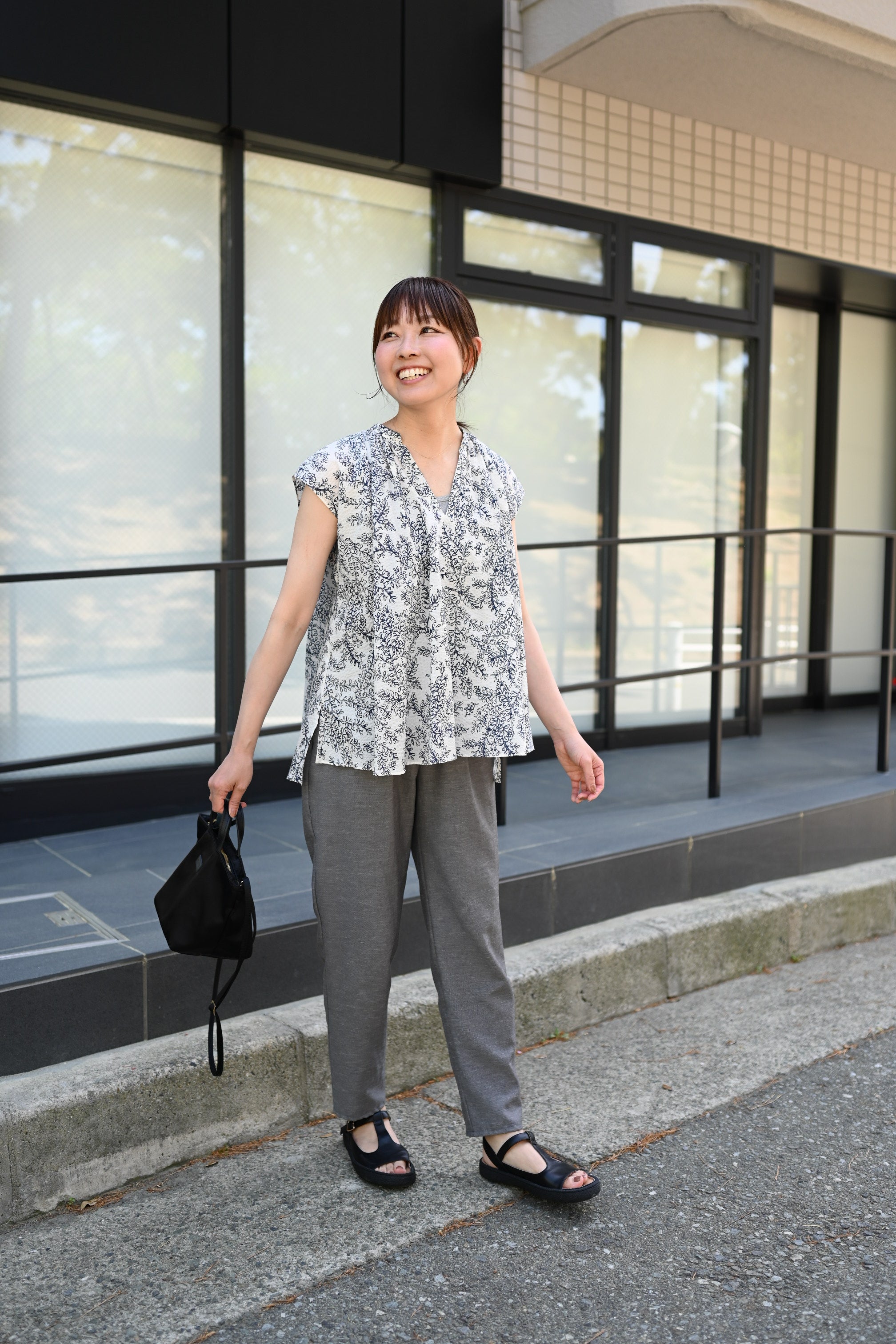 綿100％アイロンいらずのサマーブラウス – OURHOME