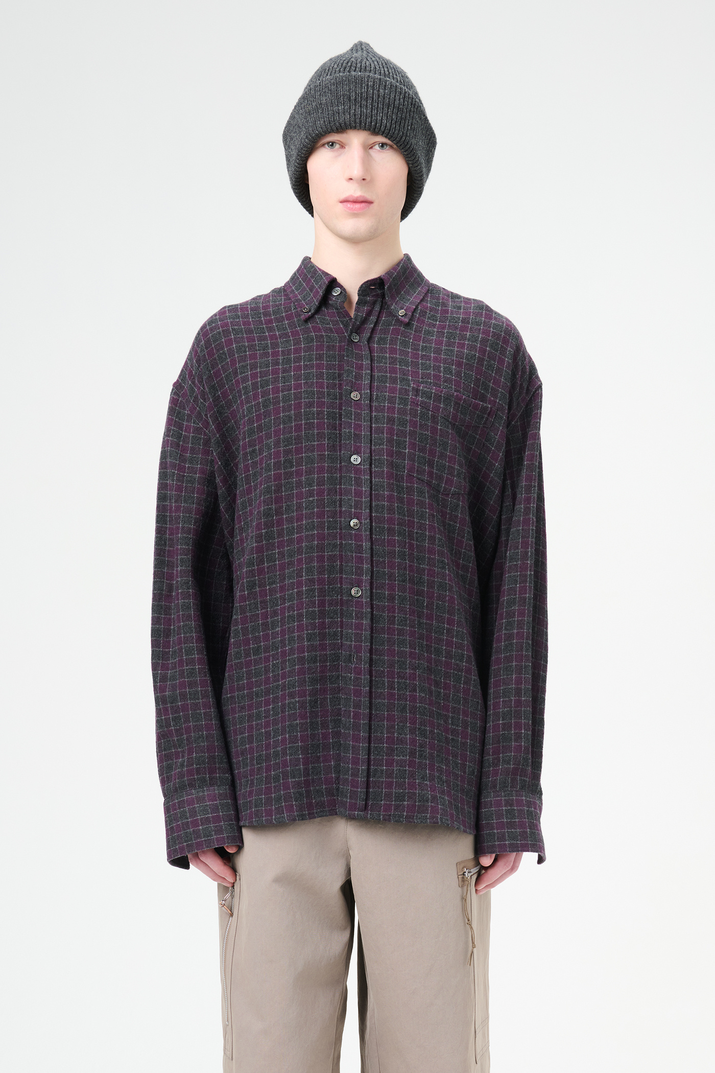 Our Legacy - Borrowed BD Shirt Sophomore Check Rural Wool
