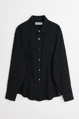 Our Legacy - Coco Shirt Washed Black Air Cotton