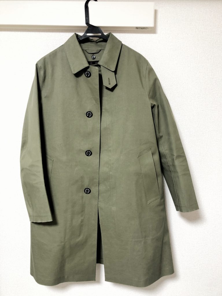 ステンカラーコートといえばこれ！マッキントッシュのゴム引きコートの