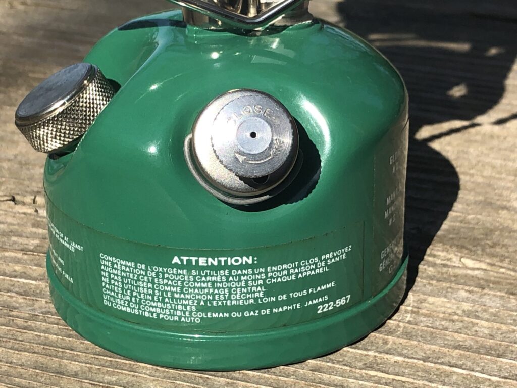 コールマンピークワンランタンModel 222 カナダグリーン 80年2月製