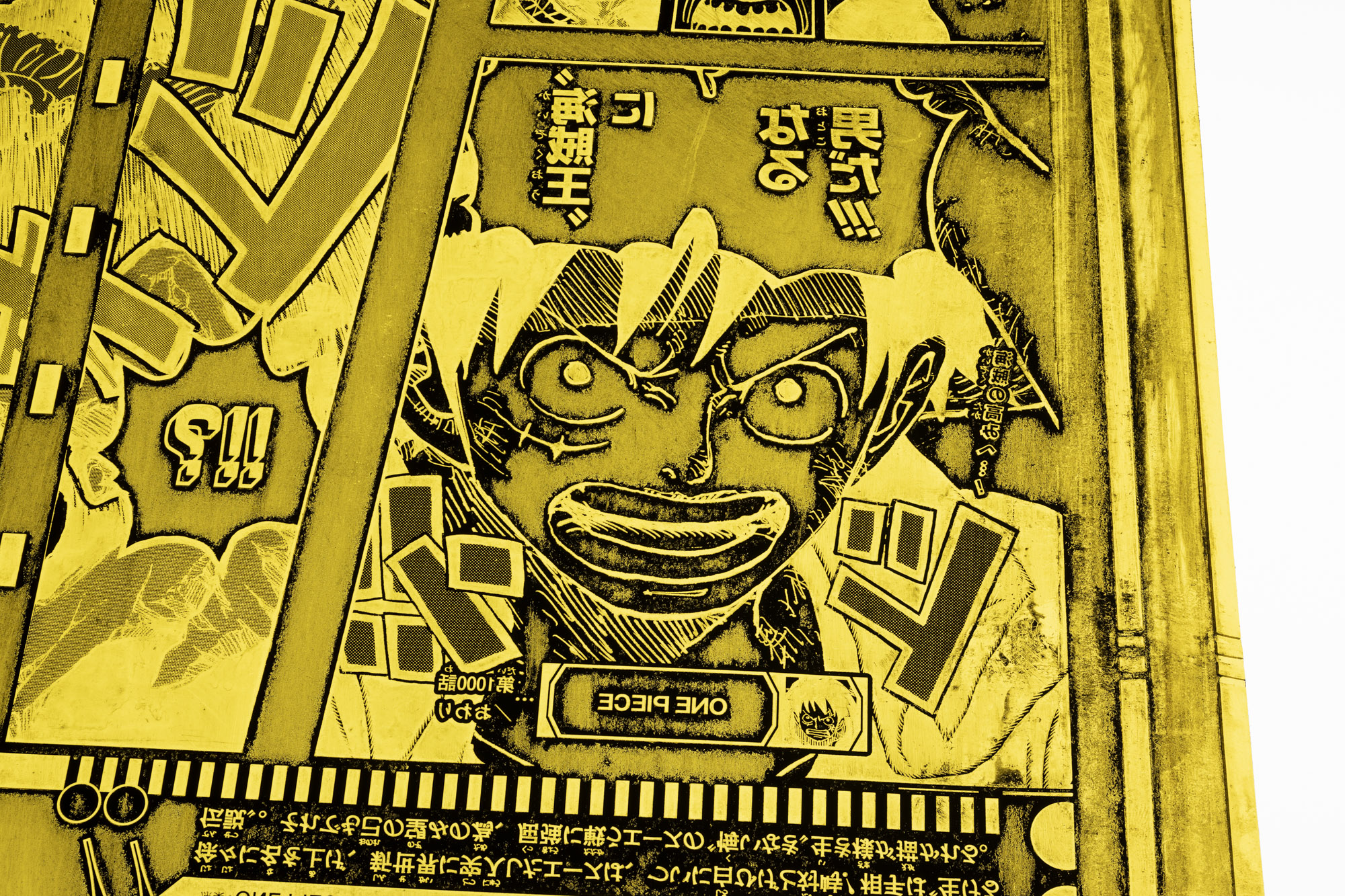 ONE PIECE ONLY」展 メイキングで印刷工程を紹介 製版フィルムや樹脂版