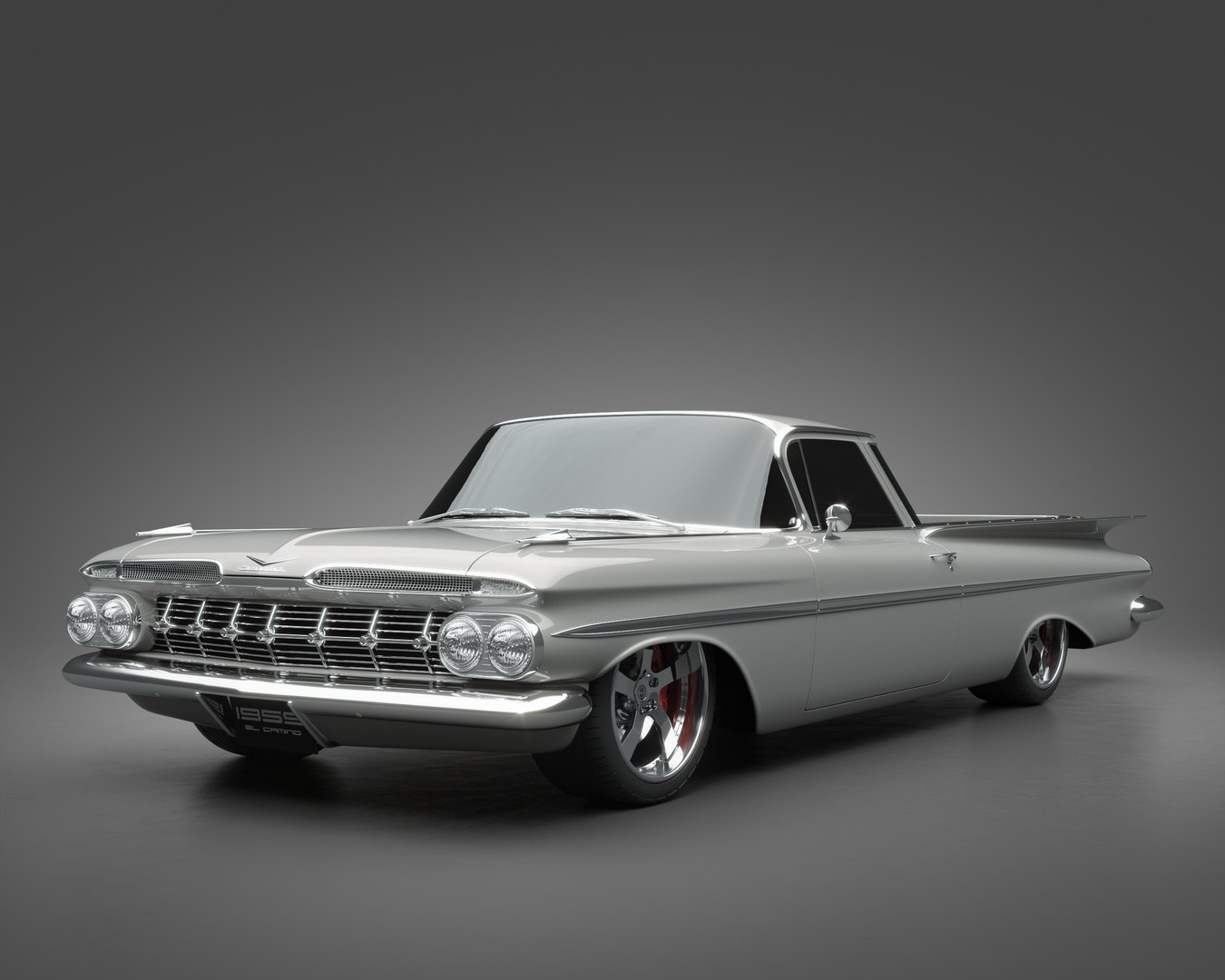 1959シボレーエルカミーノ3Dモデル - TurboSquid 1741226