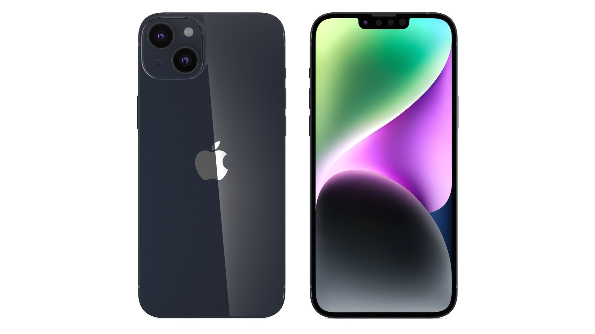 3D Apple IPhone 14 Plus Midnight - TurboSquid 2073982