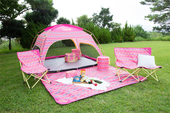 Coleman ファンチェアダブル(フォリッジ/ピンク)の商品紹介 | hinata