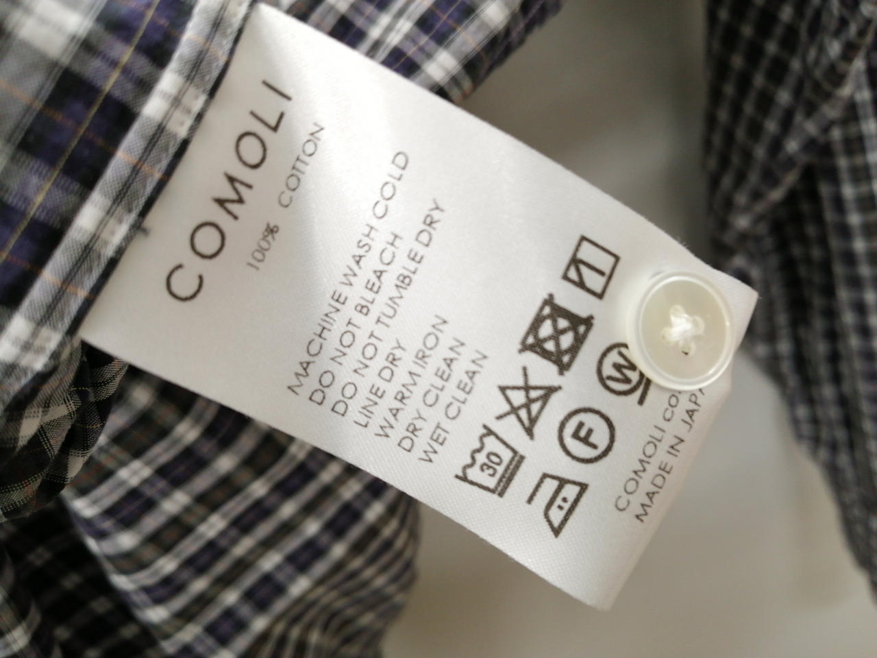 コモリ(COMOLI)|タータンチェックシャツ|【ハードオフ公式通販】オフ