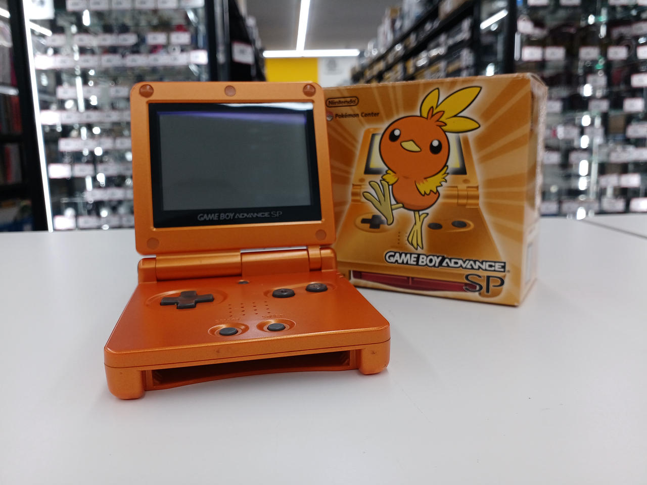 ニンテンドウ(NINTENDO)|GAMEBOY ADVANCE SP アチャモオレンジ