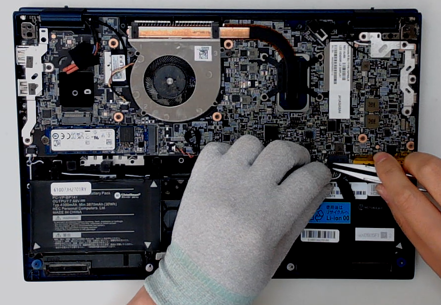 NEC LAVIE バッテリー交換作業紹介 【日本電気 ノートパソコンの