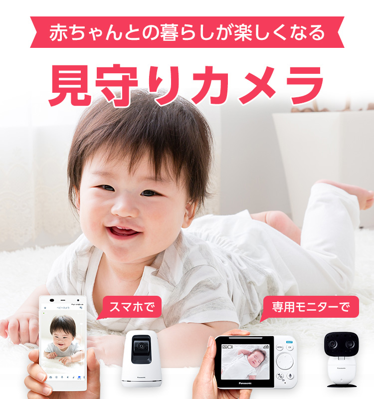 赤ちゃんとの暮らしが楽しくなる見守りカメラ | ホームネットワーク