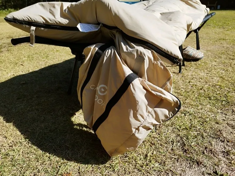 CAMDOOR「もっちり温」本音レビュー！新素材の人工ダウン寝袋の寝心地