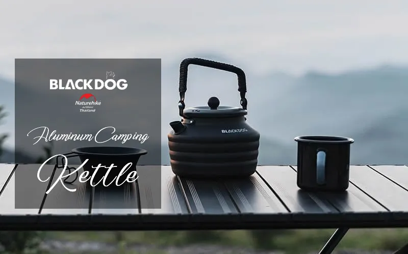 BLACK DOG アルミケトル｜スタイル抜群な1.3Lタイプのキャンプケトルに