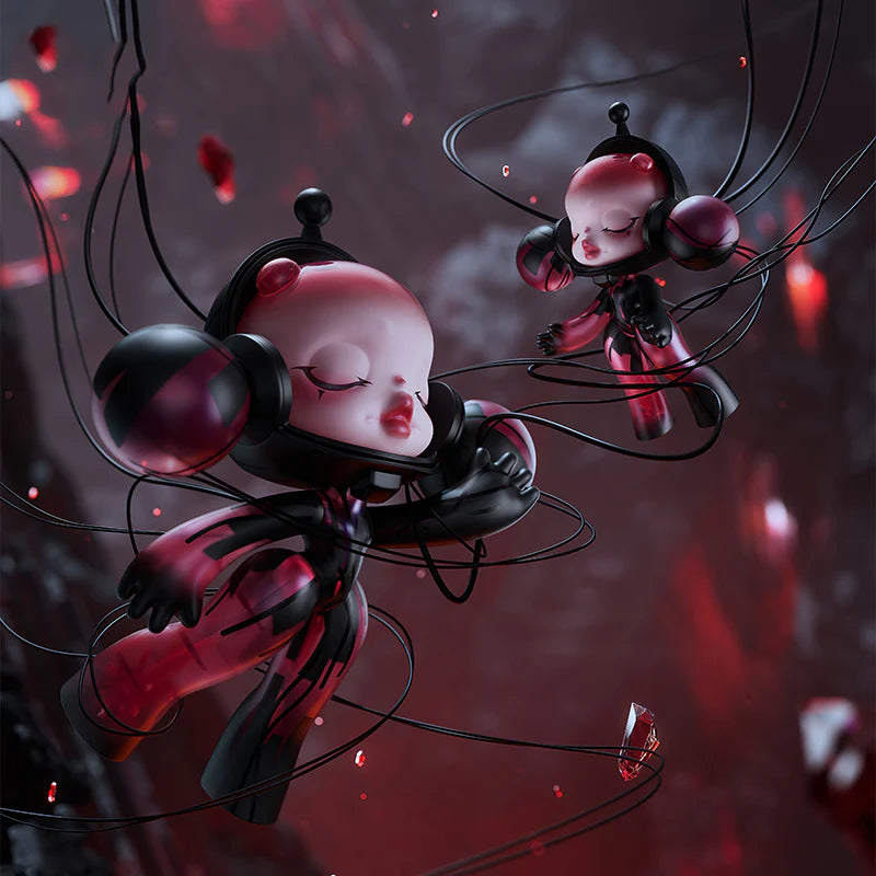 MEGA α SKULLPANDA 400% Red Crystal Figure (Collectors Item