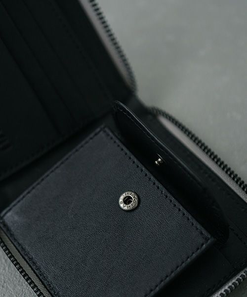 VU PRODUCT 鹿革スクエアジップウォレット｜軽くて柔らかいディア
