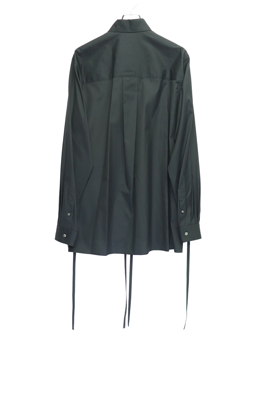 SOSHIOTSUKI(ソウシオオツキ)のTHE KIMONO BREASTED SHIRT-2 BLACKの