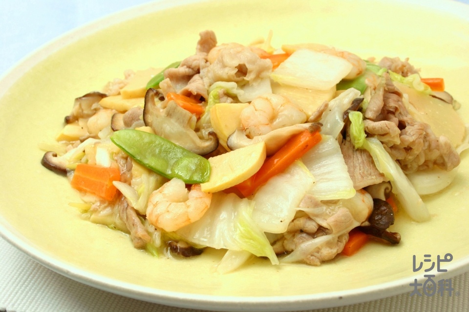 たっぷり野菜の八宝菜のレシピ・作り方・献立｜レシピ大百科（レシピ