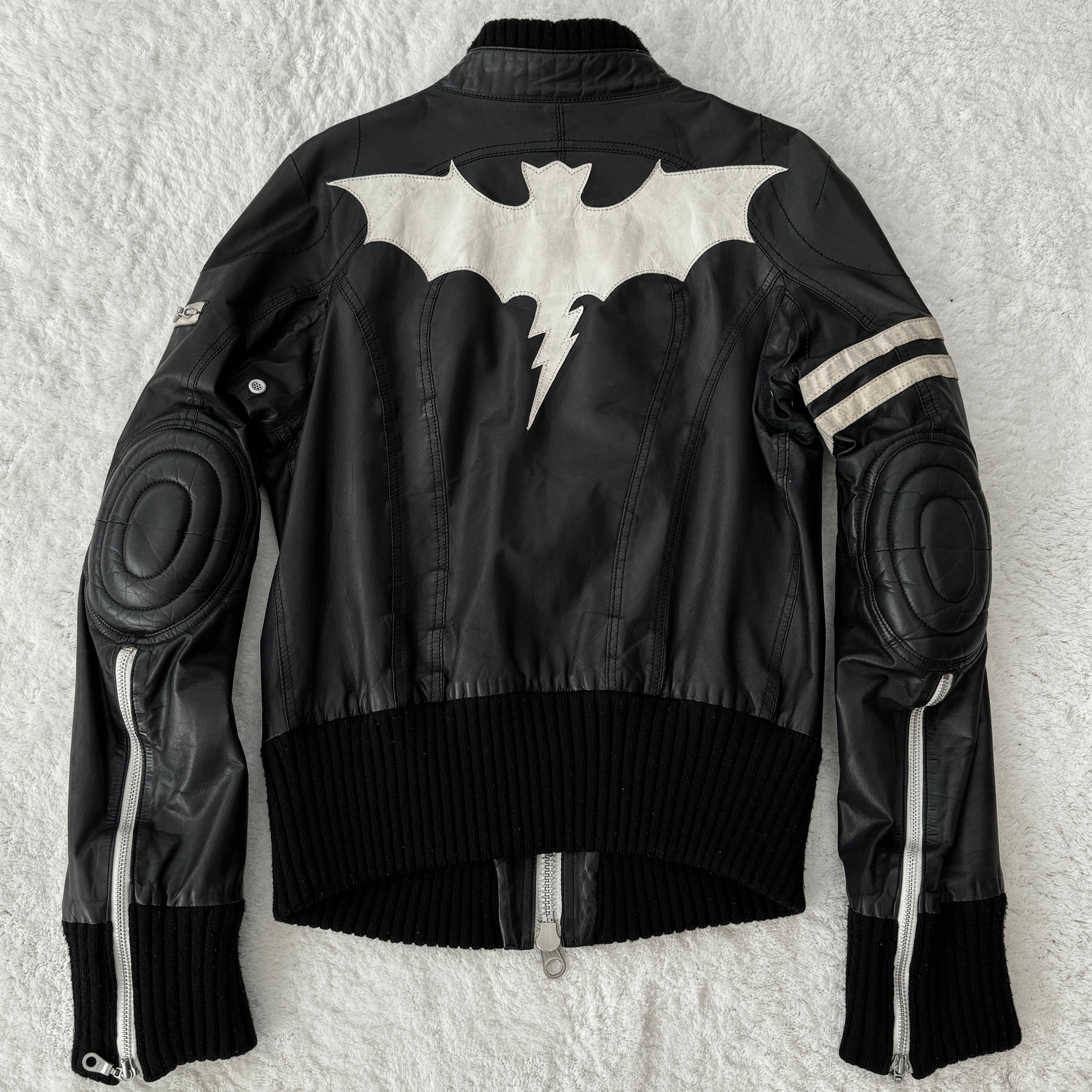 L.G.B. Bat Leather Rider Jacket – Paroxa