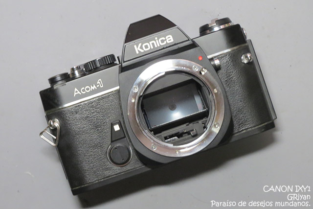 Konica ACOM-1ぱっと見マトモなジャンクカメラを分解してみた