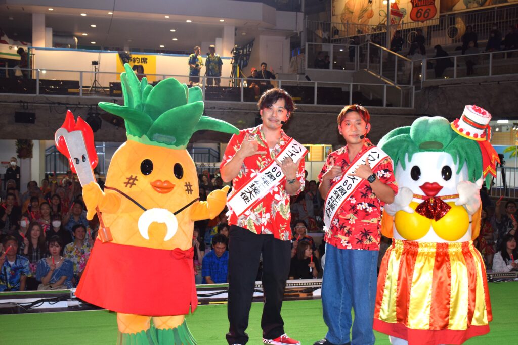 アルコ＆ピースが福島・ハワイアンズ応援大使として『還暦祭』に登場