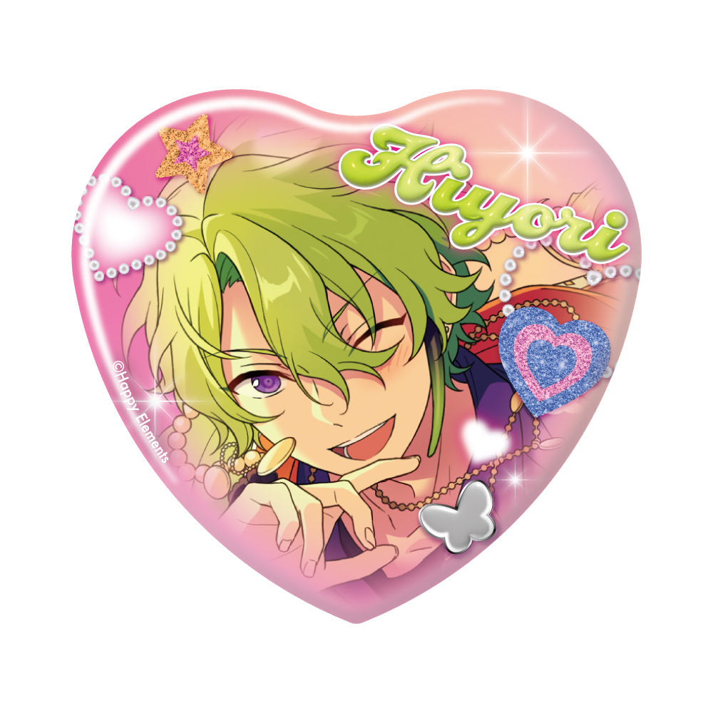 あんスタ GIRA☆デコ ハート 缶バッジ 七種茨 42個 あんスタ GIRA