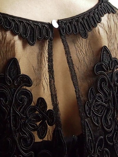 グレースコンチネンタルGRACE CONTINENTALコード刺繍サロペット パンツ