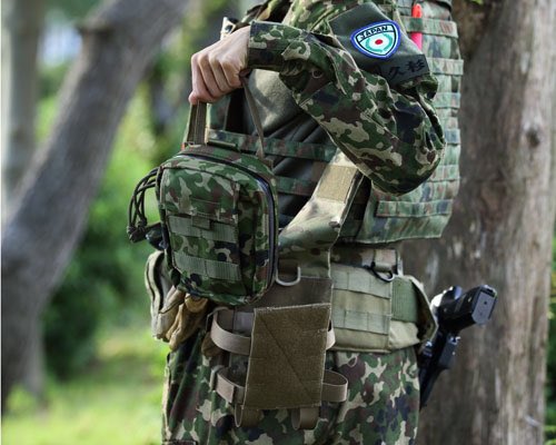 かんた】陸自救急品袋 ブローアウトキット マルチカムトロピック 陸自