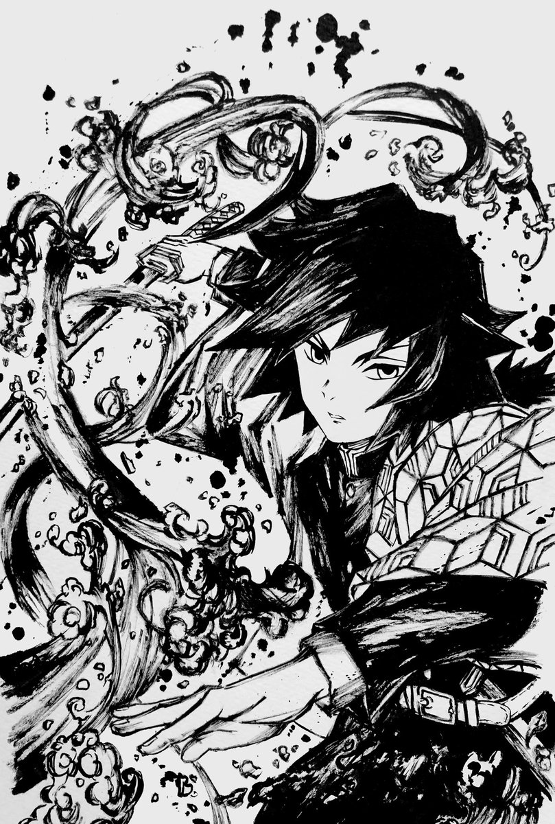 完成しました！ 鬼滅の刃の冨岡義勇さんです。 #鬼滅の刃 #冨岡義勇