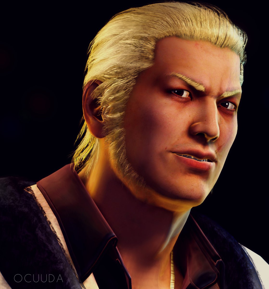 makes a portrait render of ryuji instead of fixing his model like