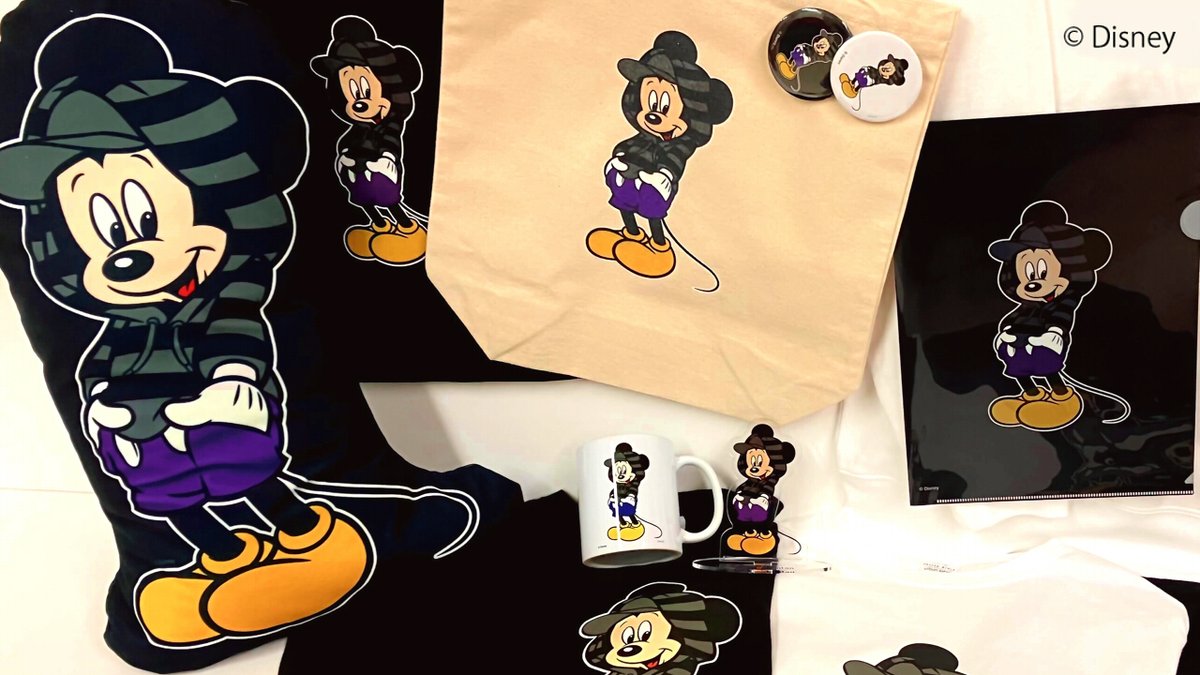 告知】 なんと「ミッキーマウス」デザインの限定グッズの発売が実現