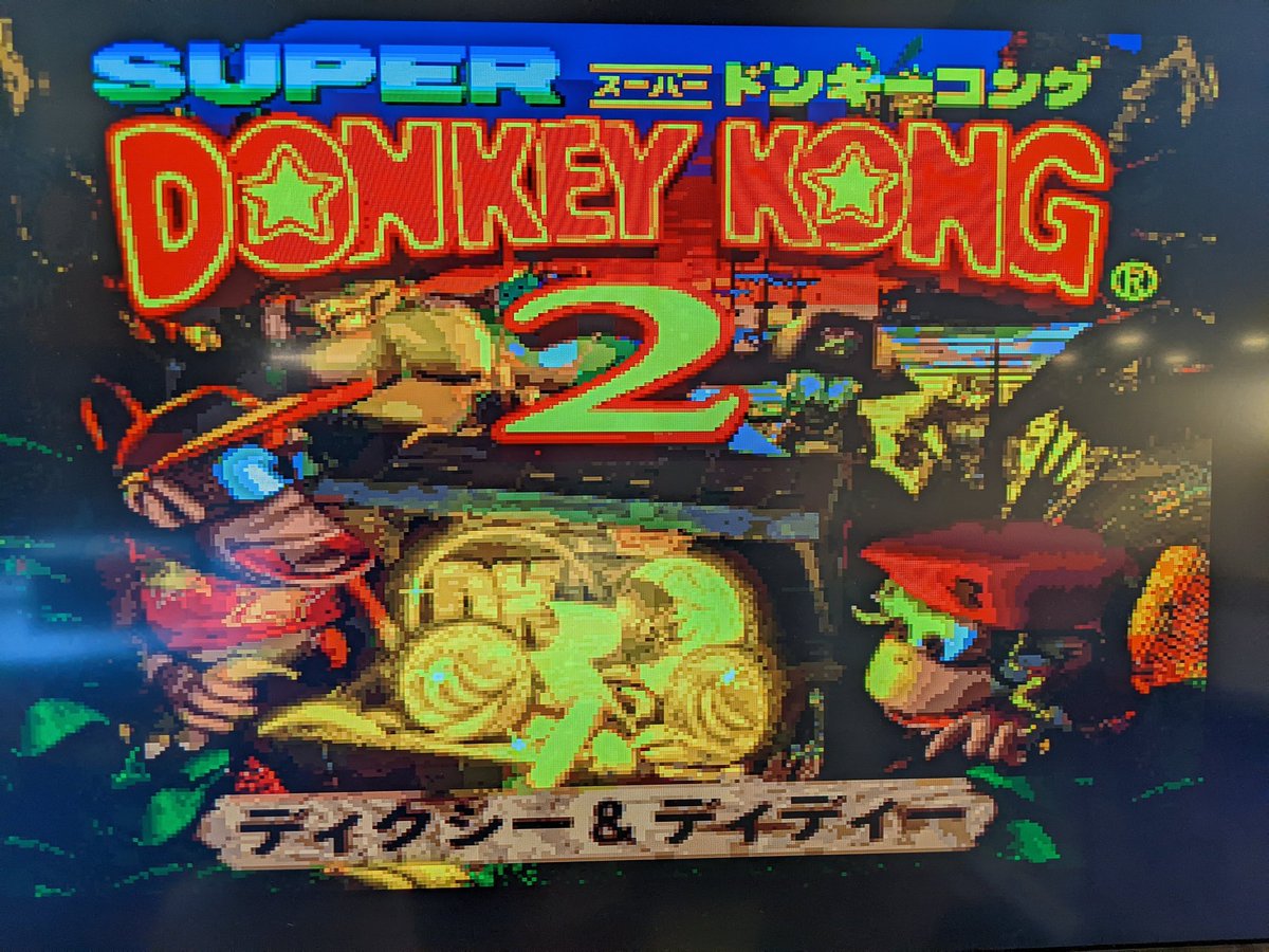 スーパードンキーコング2、なかなか認識されなくて甘挿しとかしてたら